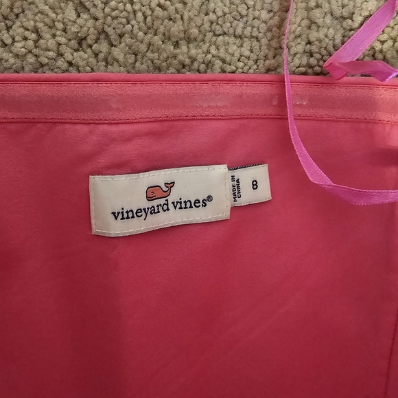 Vineyard Vines Strapless Pink Embroidered Fish Dress - Picture 2 of 12